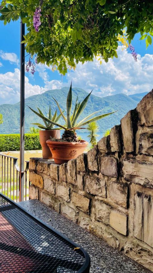 Lake View, Swimming Pool, Tennis Court And Private Parking Mezzegra Buitenkant foto